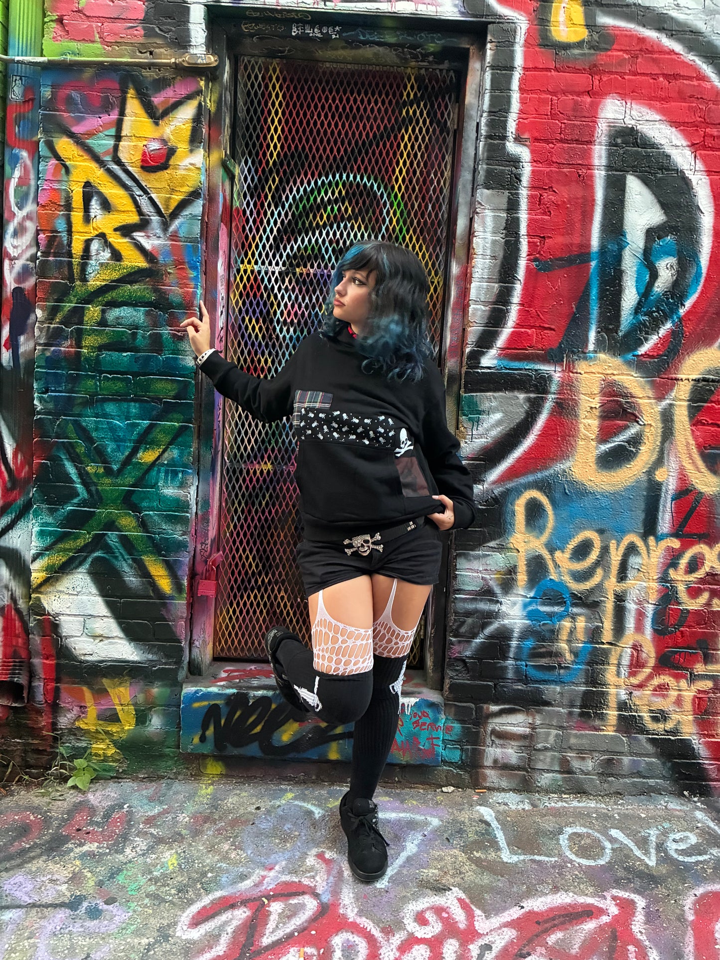 Patchwork Hoodie